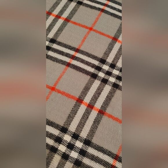 Plaid Fringe Winter Scarf Men's Women's Unisex - Picture 6 of 12